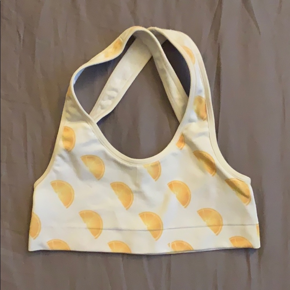 Morgan Stewart Sport Tangerine Sports Bra